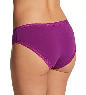 Bliss Cotton Girl Brief Panty Bright Grape XL