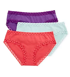 Bliss Girl Brief Panties - 3 Pack Cafe 2X