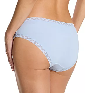 Back view of Bliss Cotton Girl Brief Panties - 3 Pack Violet/Lt Mocha/Mist XL