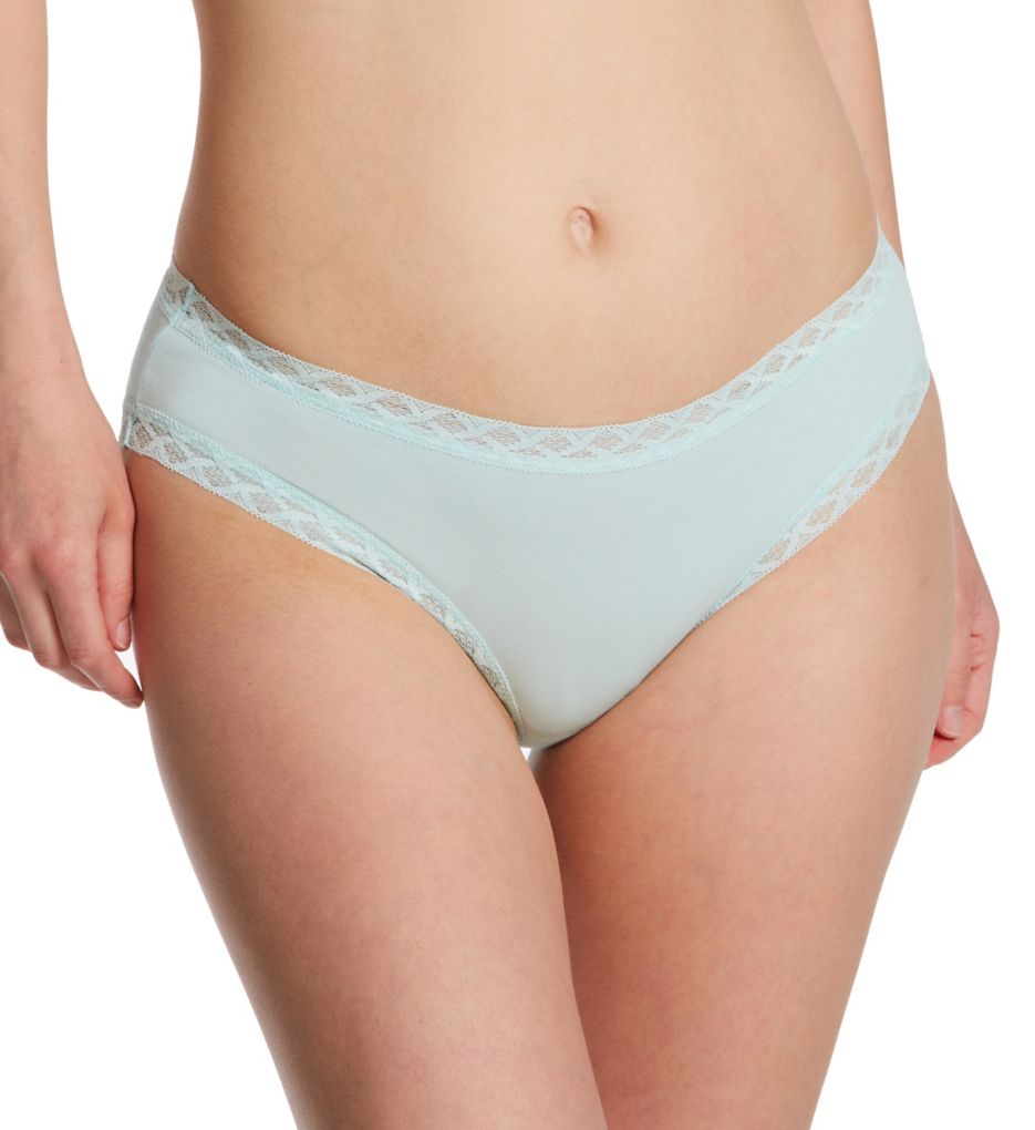 Natori Women's No Show Pima Cotton Bliss French Cut 3 Pack Panties