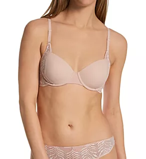 Lush Demi Contour Underwire Bra Rose Beige/White 30DDD