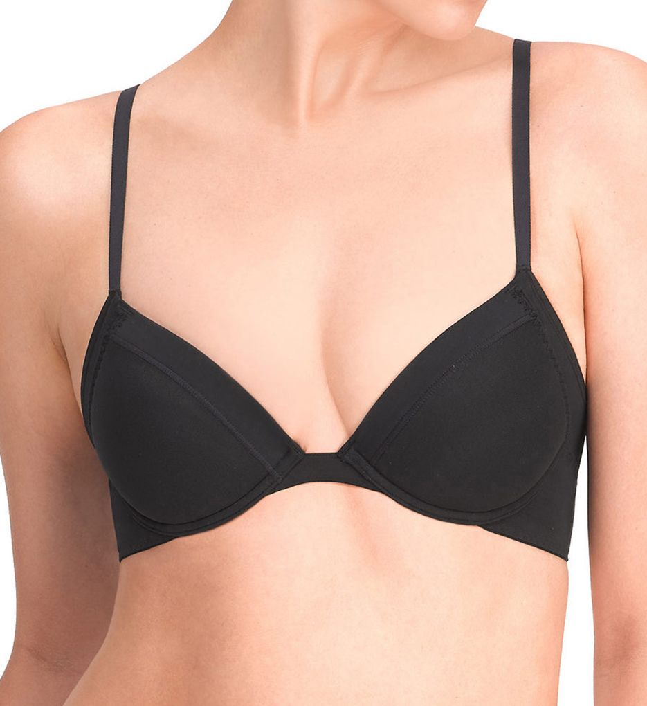Natori (1931559): Natori 721144 Smooth Illusion Plunge Convertible Underwire Bra (Black 32B)
