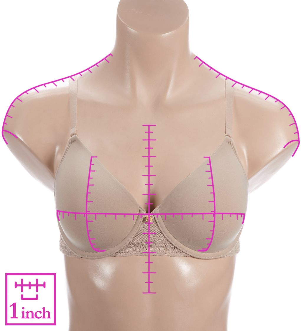 Natori Bliss Perfection Contour Reggiseno Con Ferretto – Beige Rosa, 36C – Comfort Morbido E Sostegno Per Tutti I Giorni