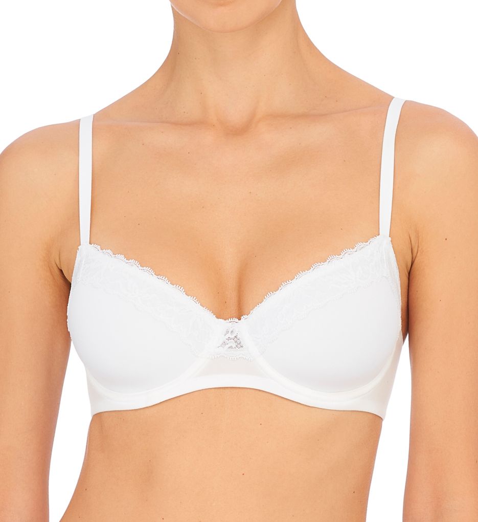 Natori : Natori 721298 Discreet Convertible Spacer Underwire Bra (White 36DDD)