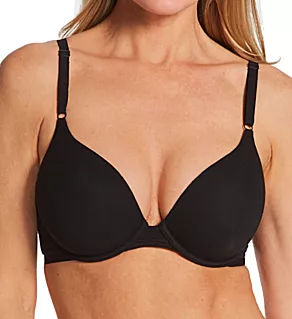 Bliss Cotton Convertible T-Shirt Bra Black 38B
