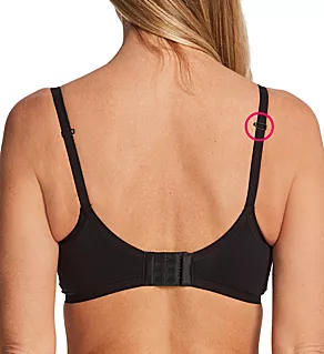 Bliss Cotton Convertible T-Shirt Bra Black 38B