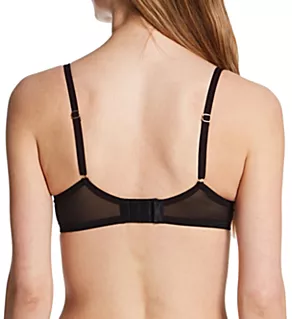 Embellished Underwire Bra Black 38C