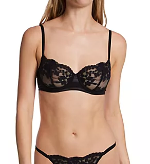 Plush Romance Balconette Underwire Bra Black 36C
