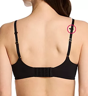 Radiance Convertible Unlined Underwire Bra Black 30D