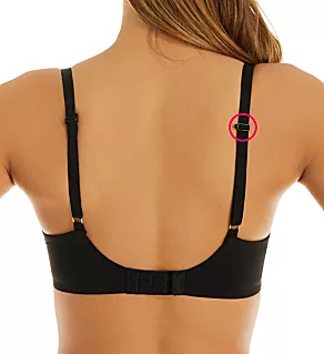 Minimal Convertible Push-Up Bra Black 30DDD