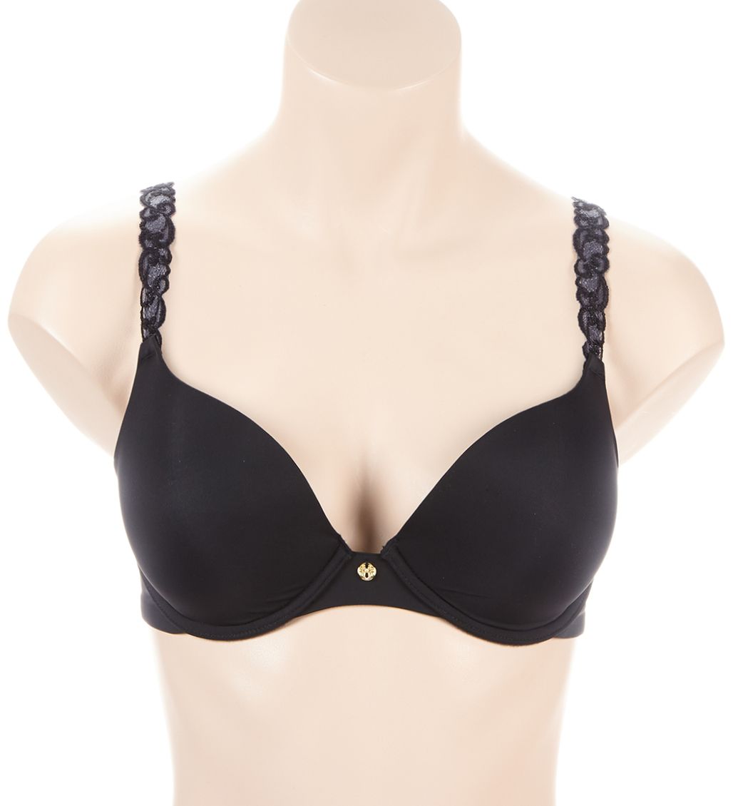 Natori Pure Luxe Push-Up Underwire Bra Black Combo 30B  - Image 1
