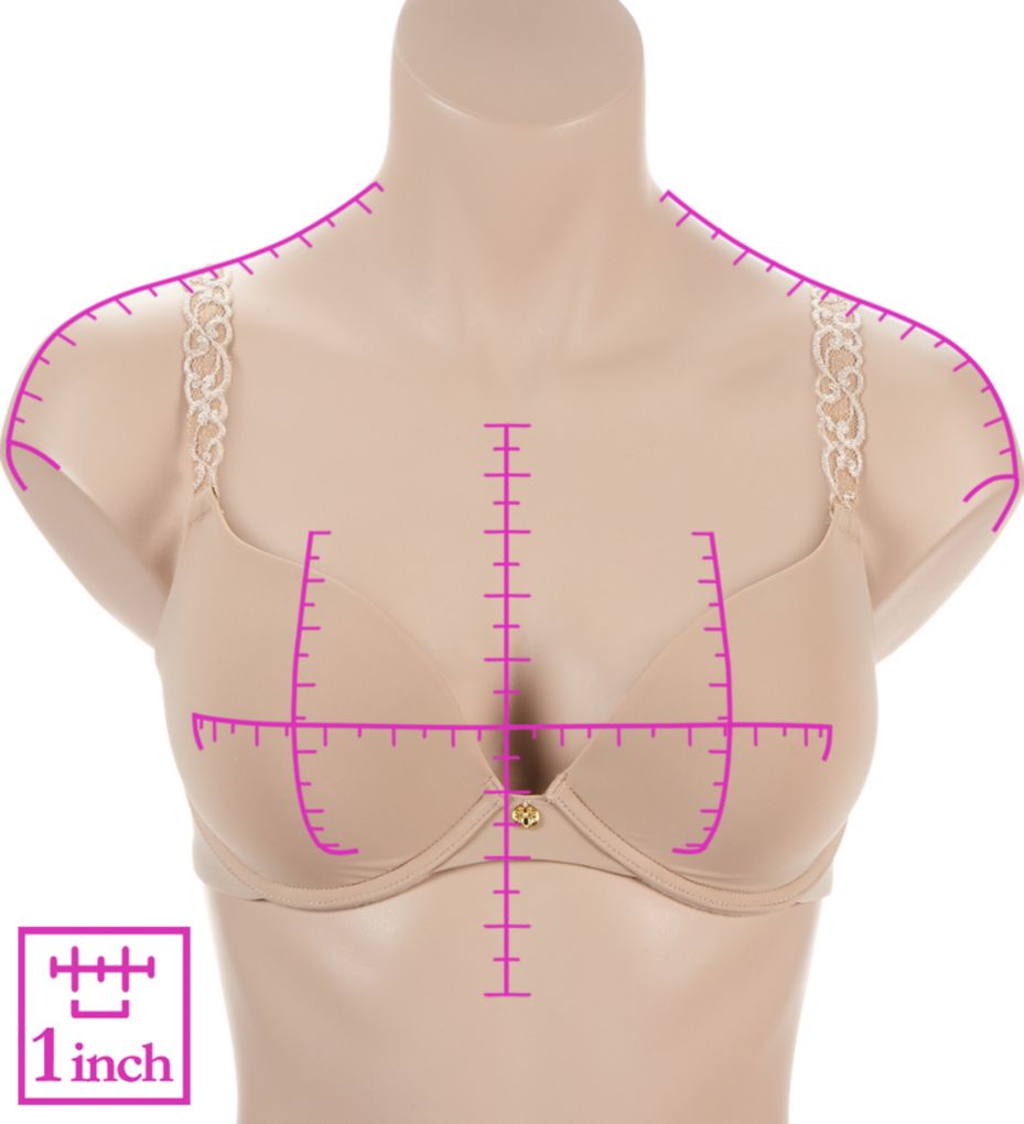 Natori Pure Luxe Push-Up Underwire Bra 727321 - Image 3