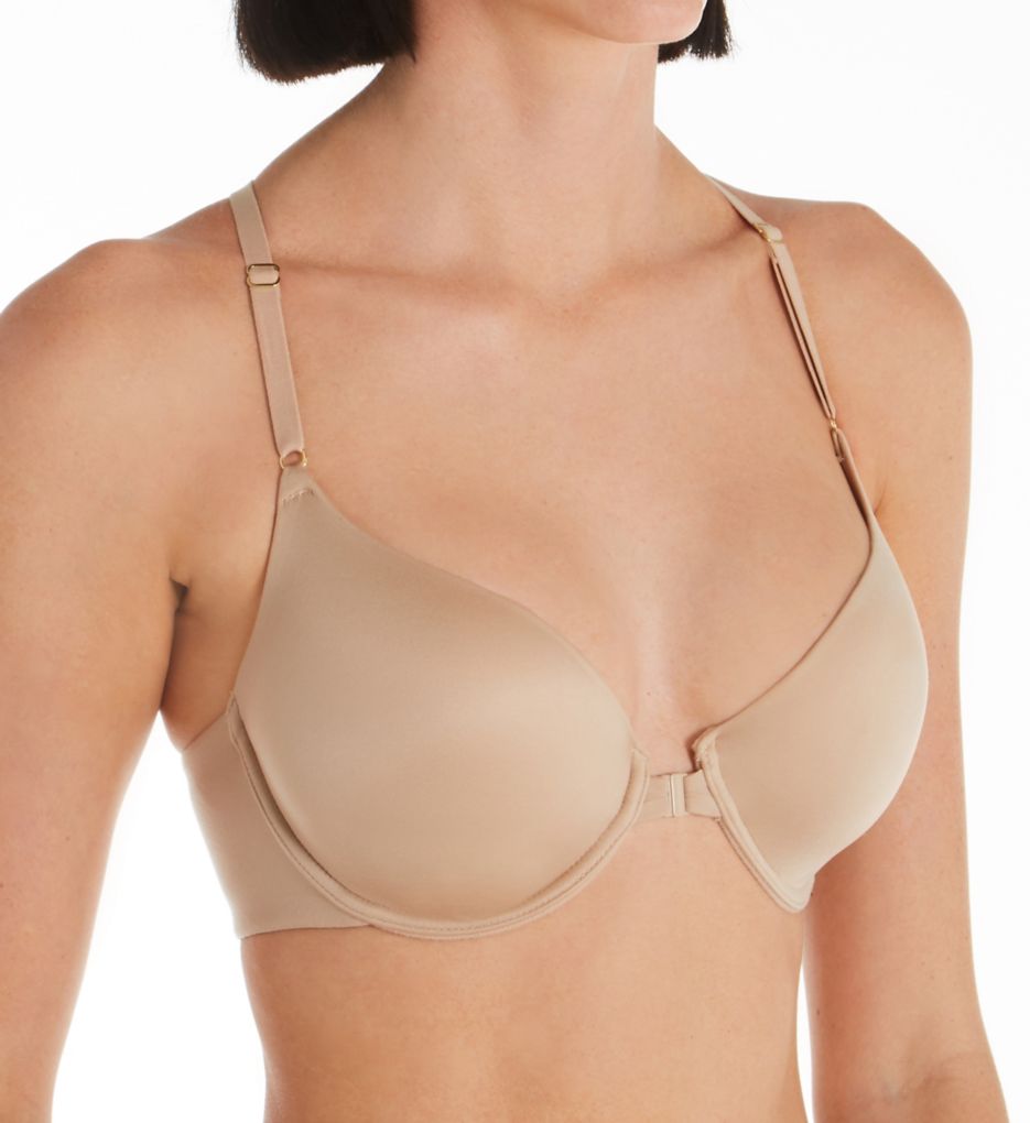 Natori : Natori 728206 Euphoria Front Close Contour Underwire Bra (Cafe 34DDD)