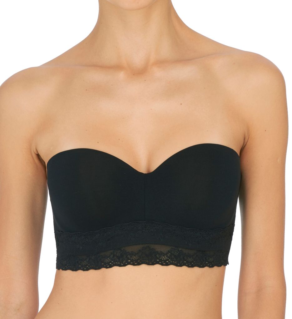 Natori Women's Bliss Perfection Strapless Bra in Black | Size 34D | HerRoom.com