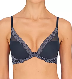 Feathers Contour Plunge Bra Ash Navy 32B