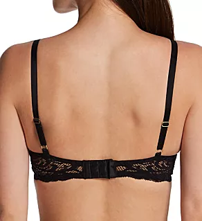 Feathers Contour Plunge Bra Black 32C