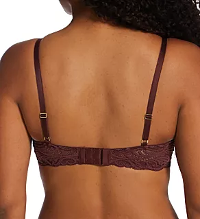 Feathers Contour Plunge Bra Cocoa 38B