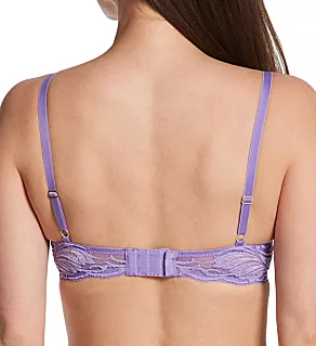 Feathers Contour Plunge Bra Violet Blue 30DD