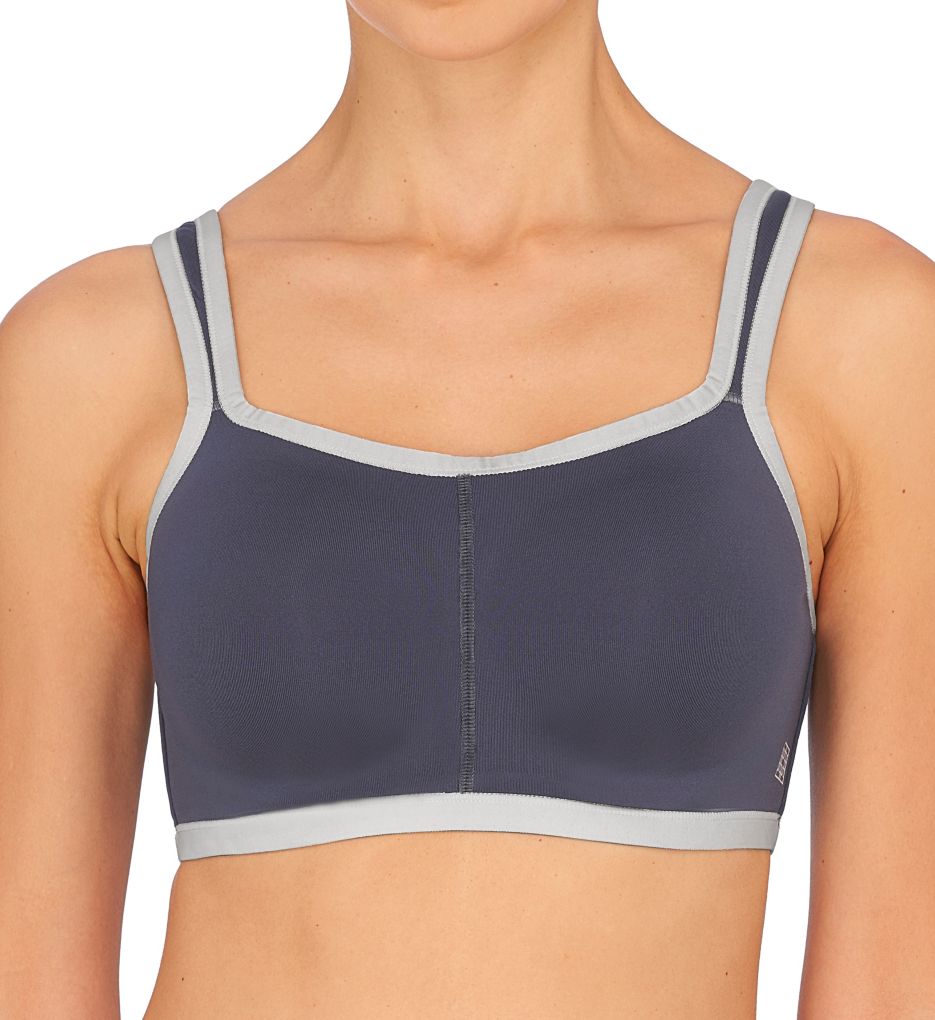 Natori : Natori 731050 Yogi Sports Bra (Ash Navy/Linen 40DDD)