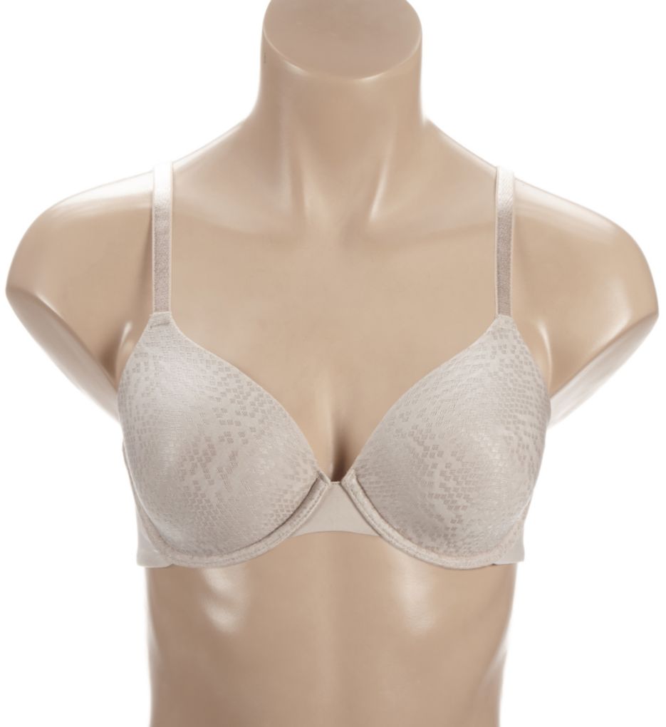 Natori Feathers Nude Underwire Contour Front Clasp T-Back Bra Size 32D Tan  - $23 - From Christine