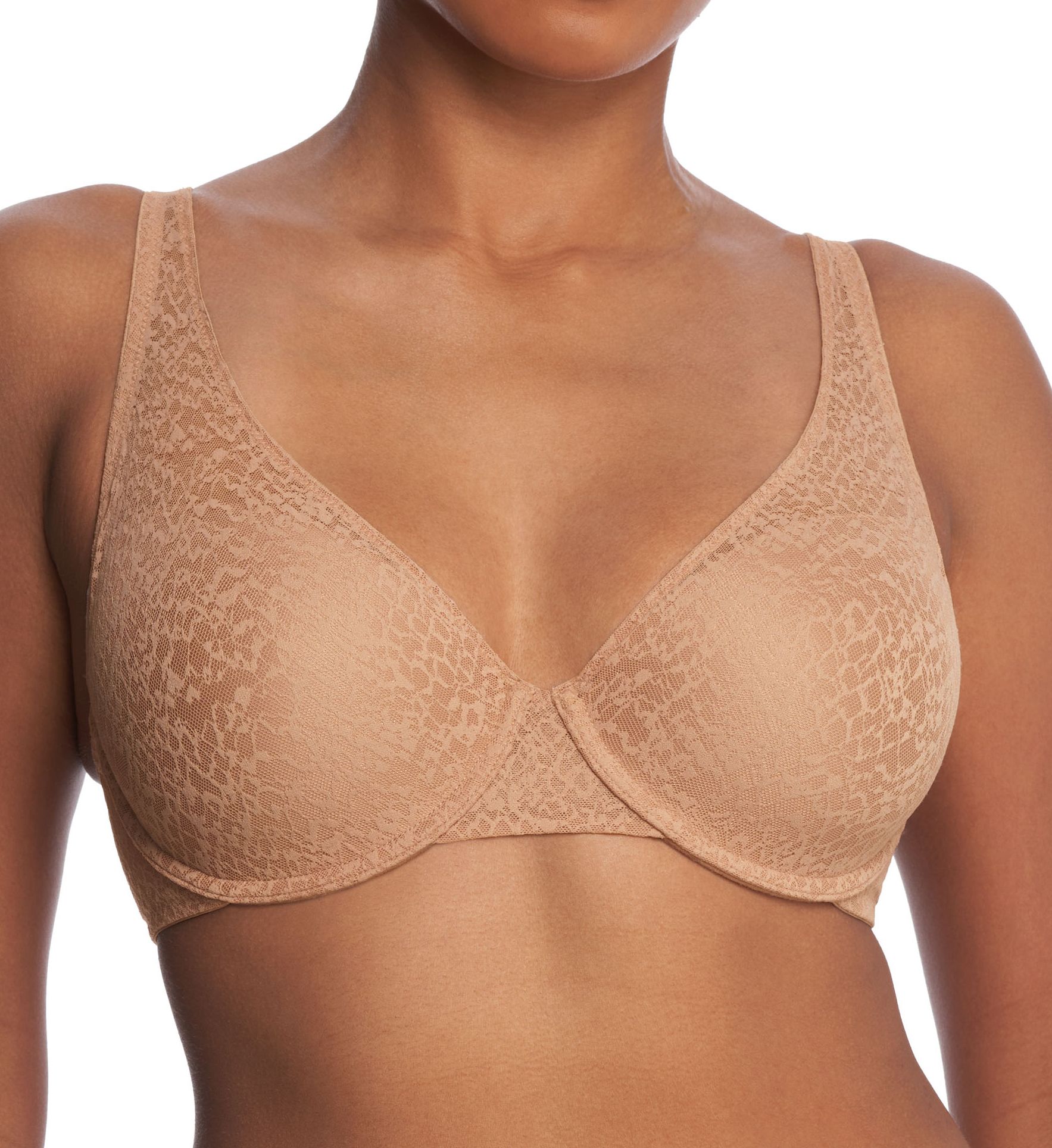 Natori Women's Full Fit Smoothing Contour Underwire Bra in Buff | Size: 40DDD | HerRoom.com