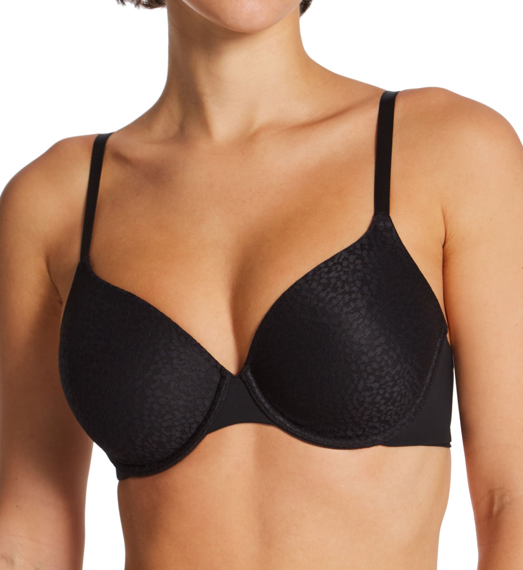 Natori Women's Comfort Evolution Full Convertible Underwire Bra in Black | Size: 34G | HerRoom.com