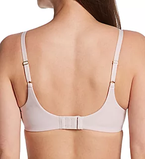 Love Lace Full Coverage Plunge T-Shirt Bra Pink Pearl/Warm White 32B
