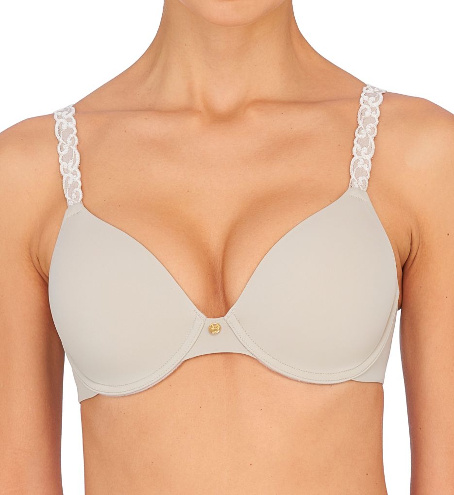 Natori : Natori 732080 Pure Luxe Contour Underwire Bra (Marble/Mascarpone 38DDD)