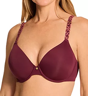 Pure Luxe Contour Underwire Bra Royal Fig/Red Stone 38C