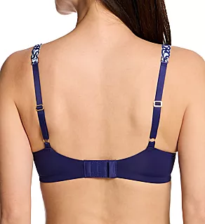 Pure Luxe Contour Underwire Bra Ink/Blue Mist 32C