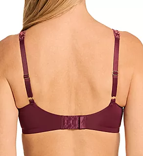 Pure Luxe Contour Underwire Bra Royal Fig/Red Stone 38C