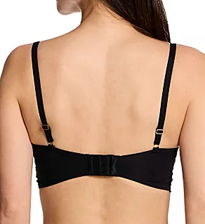 Heavenly Full Coverage Longline Underwire Bra Black 32D