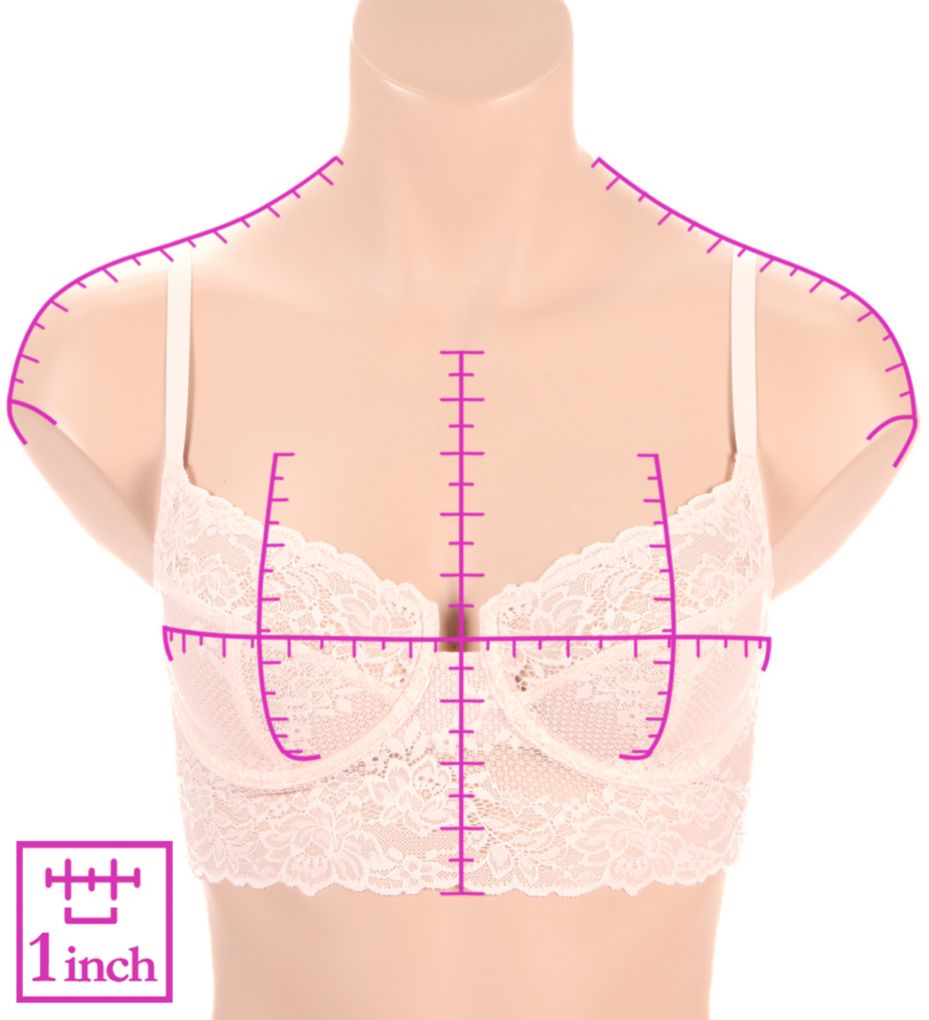 Natori Heavenly Full Coverage Longline Underwire Bra 734314 - Image 3