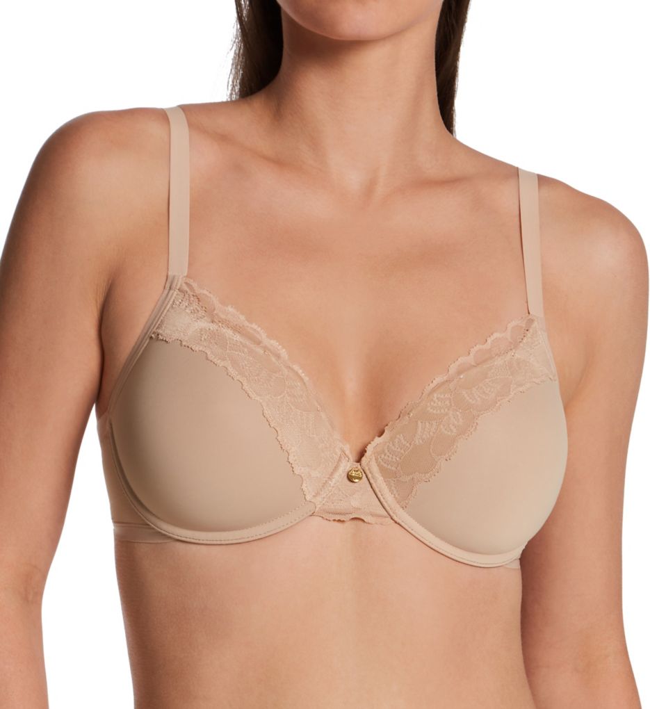 Natori : Natori 736044 Hidden Glamour Full Fit Underwire Contour Bra (Cafe 38DD)