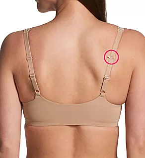 Convertible Front Close Contour Underwire Bra Cafe 32DDD