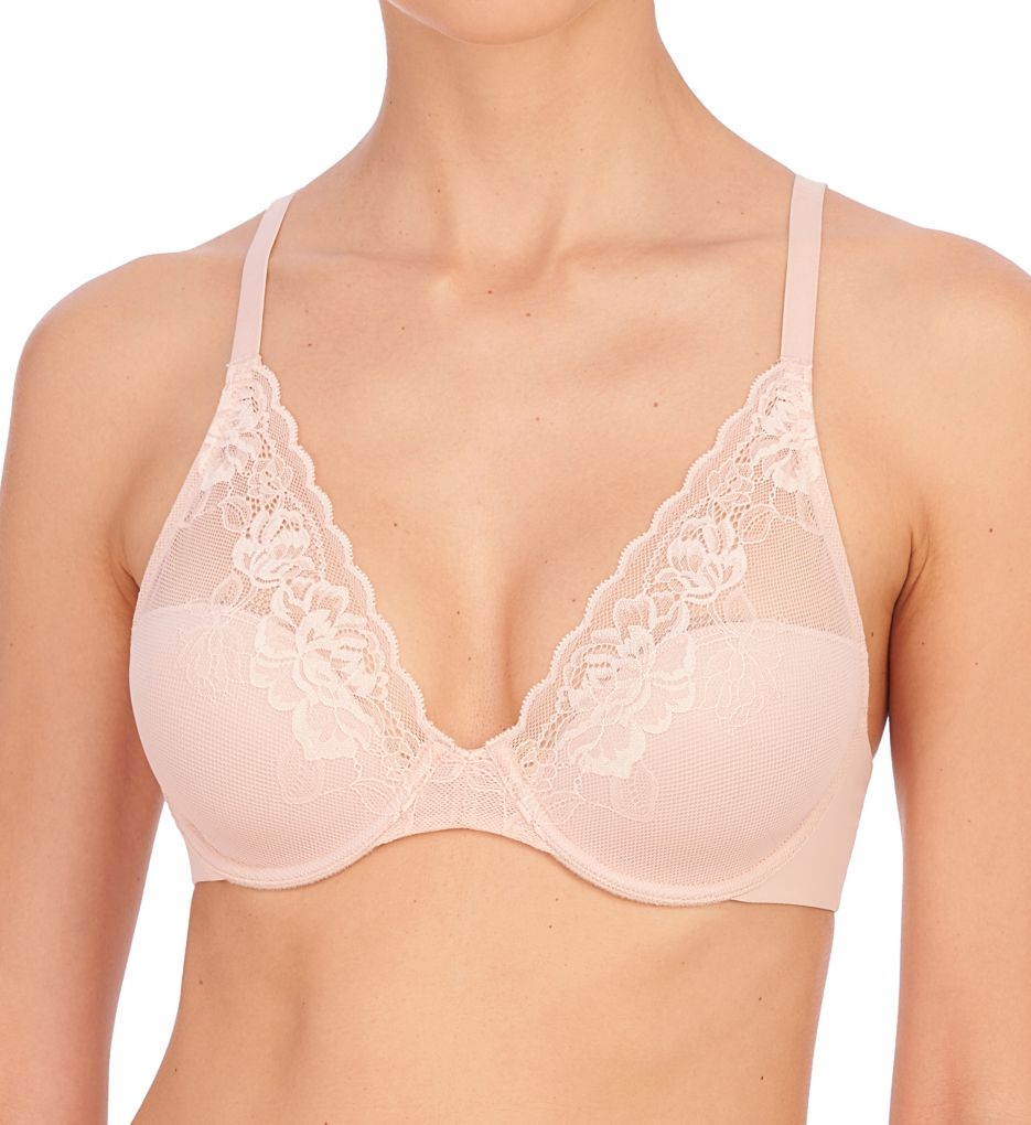 Natori : Natori 741258 Avail Full Figure Convertible Contour Underwire (Cameo Rose 40H)