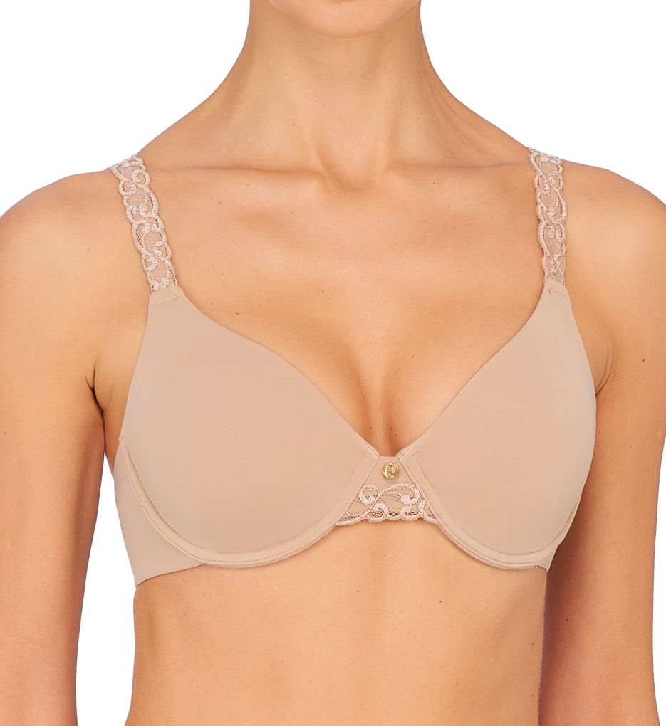 Natori : Natori 744080 Pure Luxe Custom Coverage Seamless Underwire Bra (Cafe 40H)