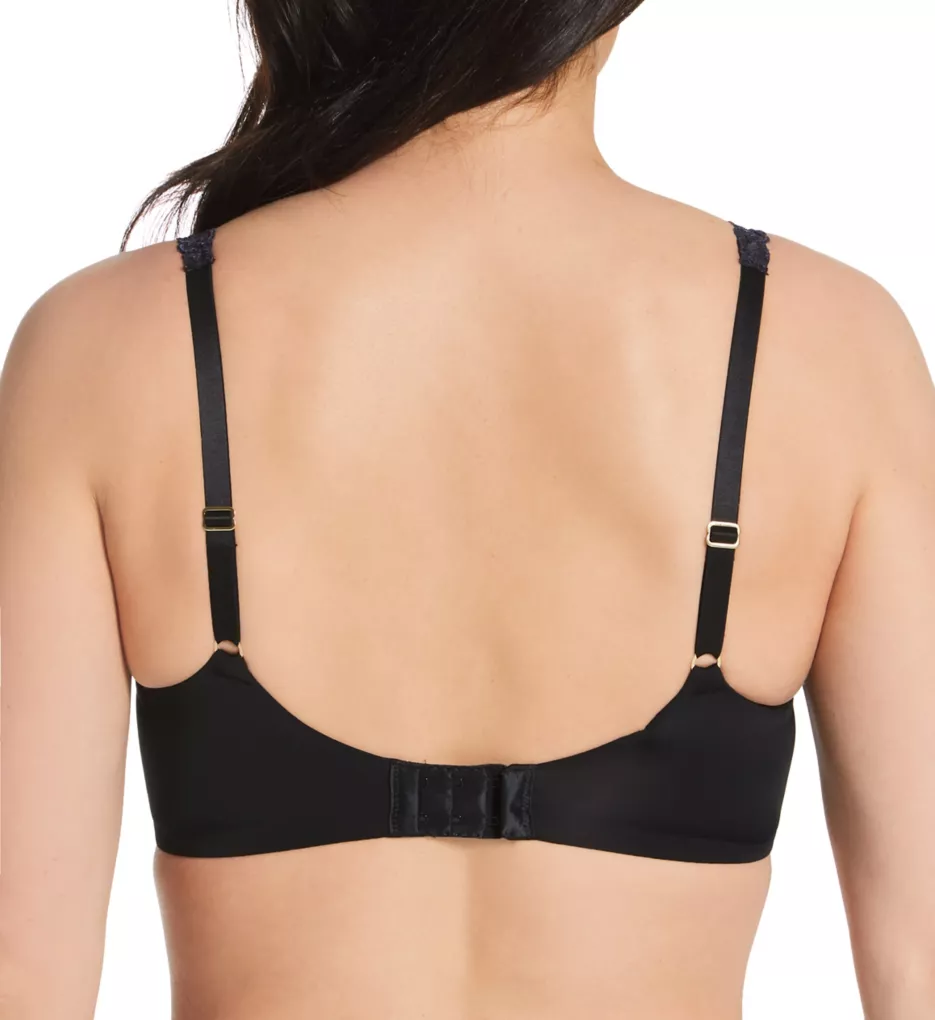 NWT Natori PURE LUXE PLUNGE T-SHIRT BRA Underwire Black 30G 30 G Everyday