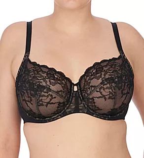 Statement Full Figure Underwire Bra Black/Cafe 32G