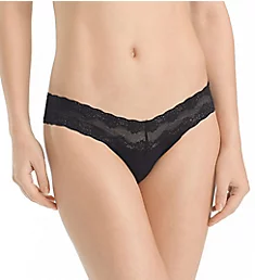 Bliss Perfection One Size Fits All Thong Black O/S