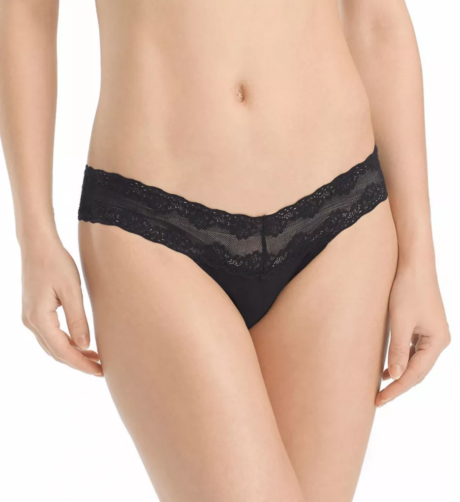Bliss Perfection One Size Fits All Thong Black O/S