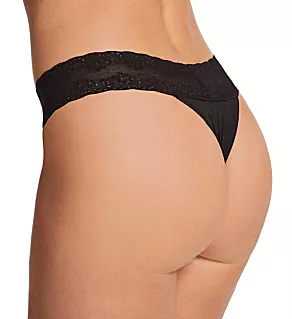 Bliss Perfection One Size Fits All Thong Black O/S