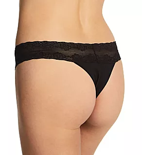 Bliss Perfection One Size Thong - 3 Pack Black O/S