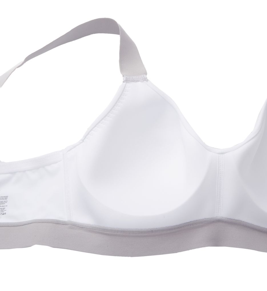 NATORI 752147 Zen Convertible Underwire Sports Bra WHITE size 38 DD (E)  COOL DRY