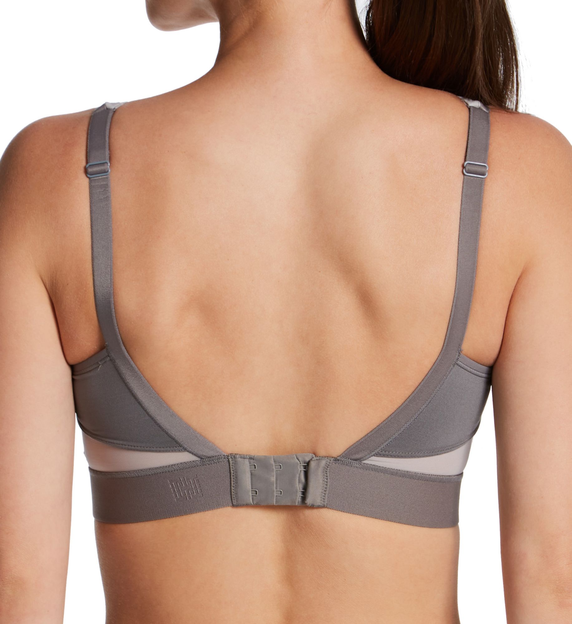 Natori Gravity Contour High Impact Underwire Sports Bra Grey/Lead 36G  - Image 2