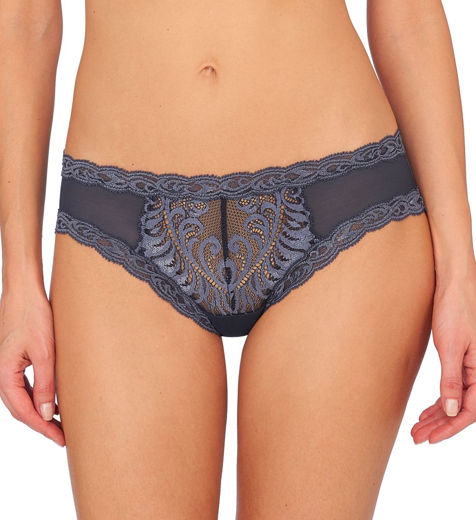 Natori Women's Feathers Hipster Panty in Blue | Size Large | HerRoom.com