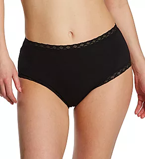 Bliss Cotton Full Brief Panty Black S