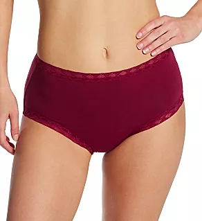 Bliss Cotton Full Brief Panty Dark Cherry S