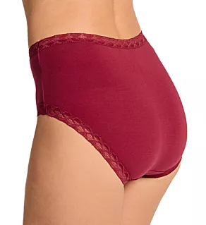 Bliss Cotton Full Brief Panty Dark Red XL