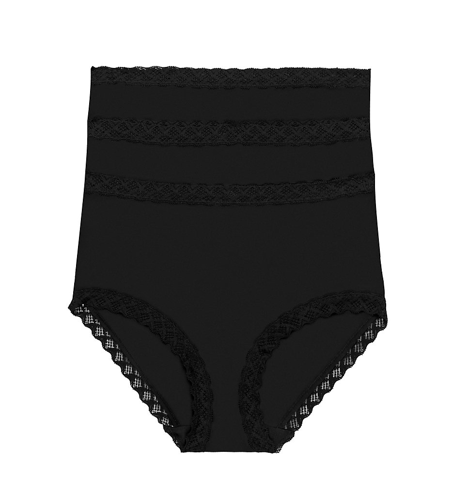 Bliss Full Brief Panty - 3 Pack Black XL by Natori